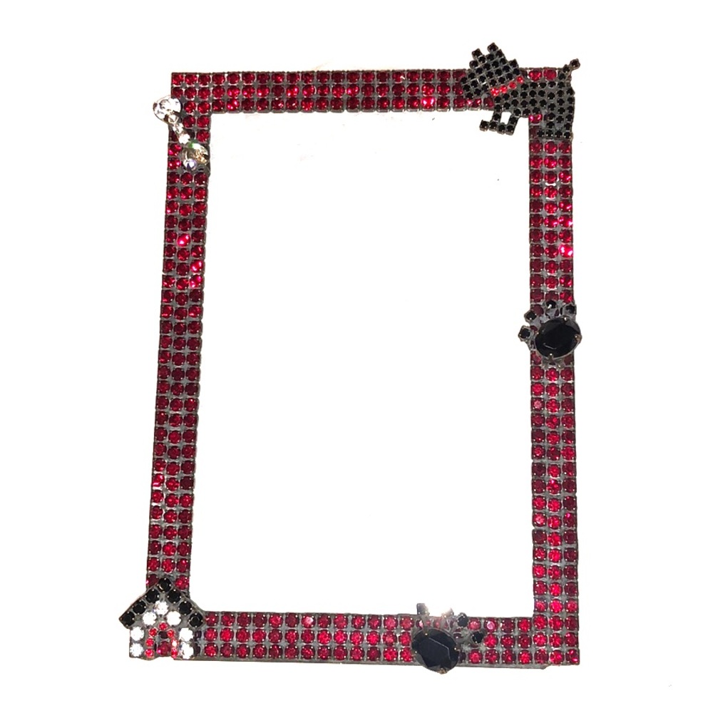 Bauer Rhinestone Scotty Dog Frame